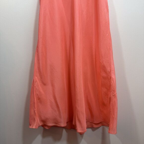 MEGAN PARK Size M 100% Silk Slip Dress Spaghetti Strap Mini Australian Designer - Picture 8 of 15
